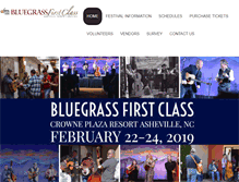 Tablet Screenshot of bluegrassfirstclass.com